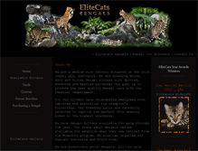 Tablet Screenshot of elitecats.com.au
